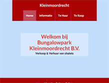 Tablet Screenshot of kleinmoordrecht.nl